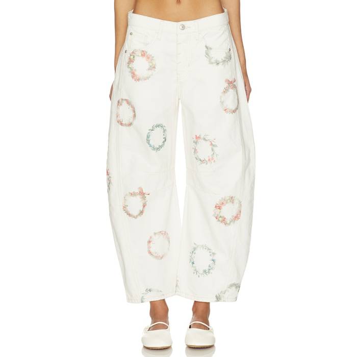 フリーピープル Free People 【 X We The Free Good Luck Printed Barrel In Watercolor Wreath Women Watercolor Wreath 】 フリー レディース|スニケス