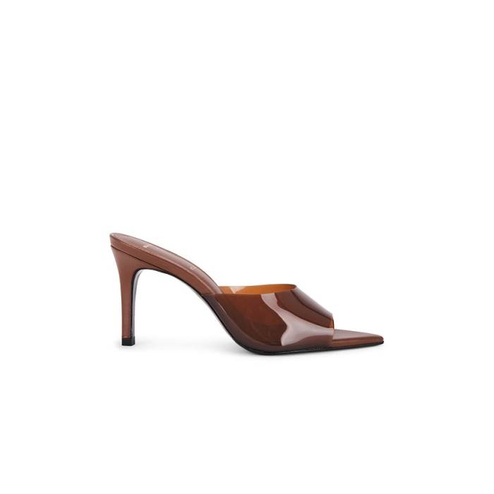 Black Suede Studio 【 Belle 80 Mule Women Chestnut 】 レディース