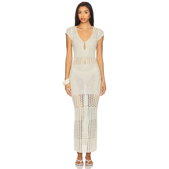 Stone Cold Fox 【 X Revolve Helana Midi Dress Women Seafoam 】 お召しもの レディース