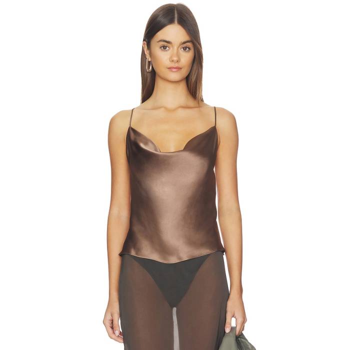 L\u0027agence 【 Calista Cowl Neck Cami Top Women Cardamom 】 レディース