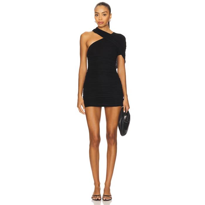 Agolde 【 Marla Dress Women Black 】 御召しもの レディース 黒いこと 黒いこと
