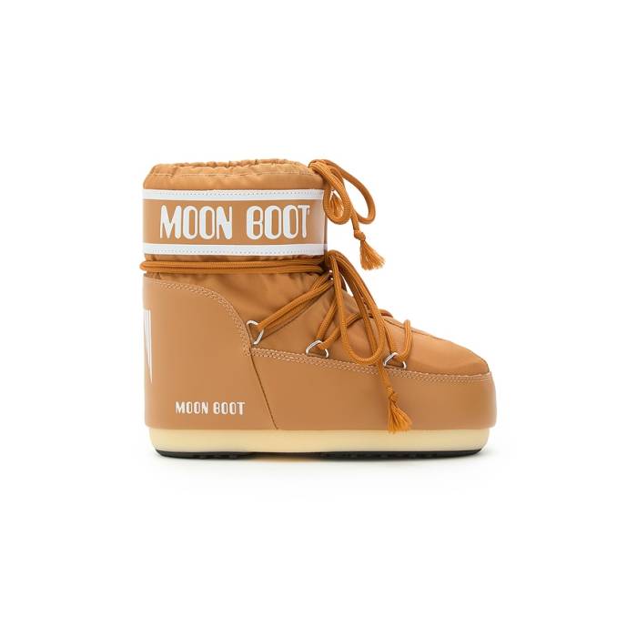 ムーンブーツ Moon Boot 【 Kids Icon Nylon Low Boot Girls Cognac 】 アイコン ナイロン ブーツ ジュニア キッズ|スニケス