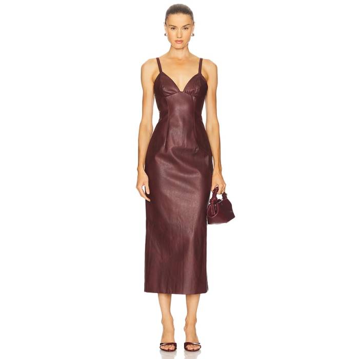 バルドット Bardot 【 Estine Midi Dress Women Burgundy 】 ドレス レディース ワイン色・バーガンディー|スニケス