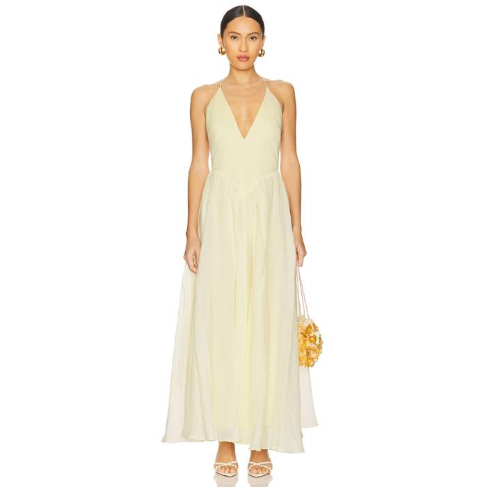 バルドット Bardot 【 Arletha Halter Maxi Dress Women Canary Yellow 】 ドレス レディース yellow 黄色・イエロー|スニケス
