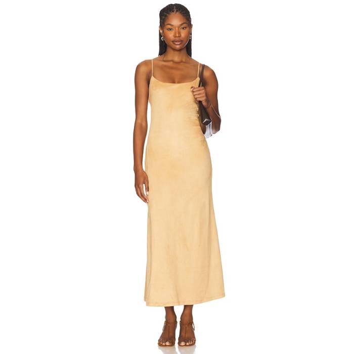 バル点点 Bardot 【 Nadira Faux Suede Dress Women Soft Camel 】 スエード・スウェード 御召しもの レディース camel 駱駝