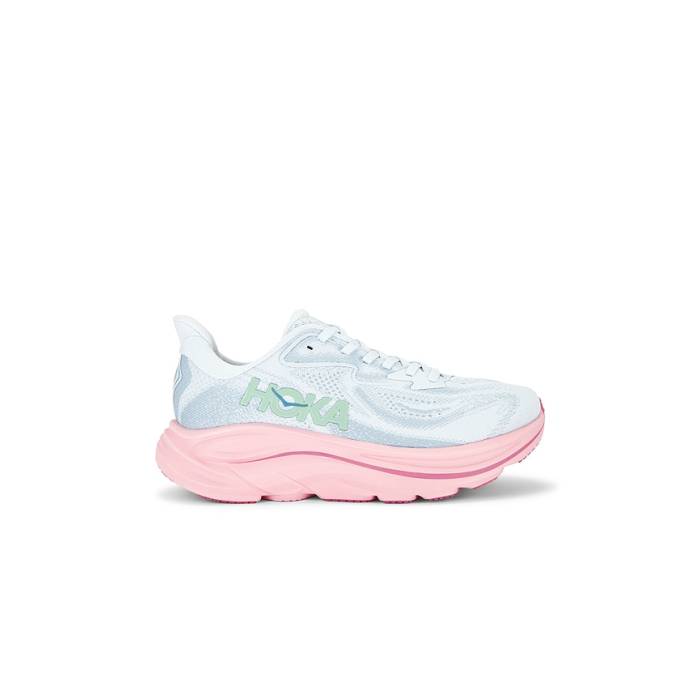 Hoka 【 Clifton 10 Sneaker Women Overcast \u0026Amp; Petal 】 靴 スニーカー レディース