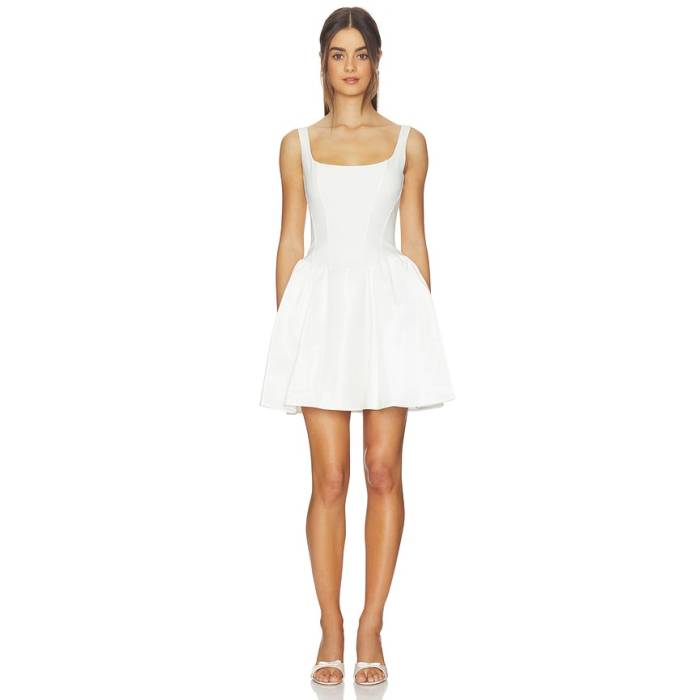 Kate Barton 【 Taylor Dress Women All White 】 御召しもの レディース 白いこと 白いこと
