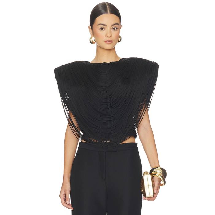 Cult Gaia 【 Porto Top Women Black 】 レディース 黒いこと 黒いこと