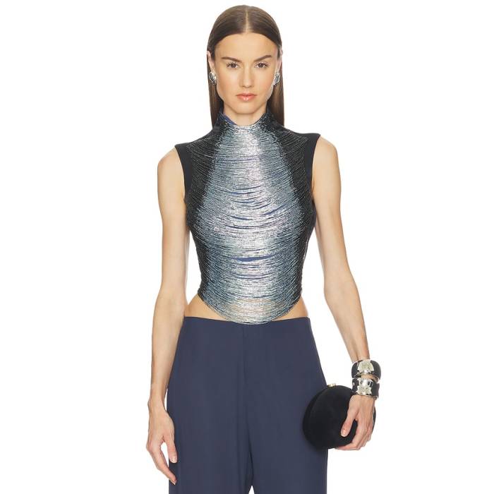 Cult Gaia 【 Taraji Sleeveless Top Women Coastal 】 Sleeveless ノン衣袂 レディース