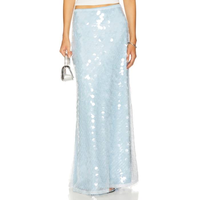 Sndys 【 X Revolve Calliope Maxi Skirt Women Blue 】 レディース 青色 ブルー｜スニケス 24,601円