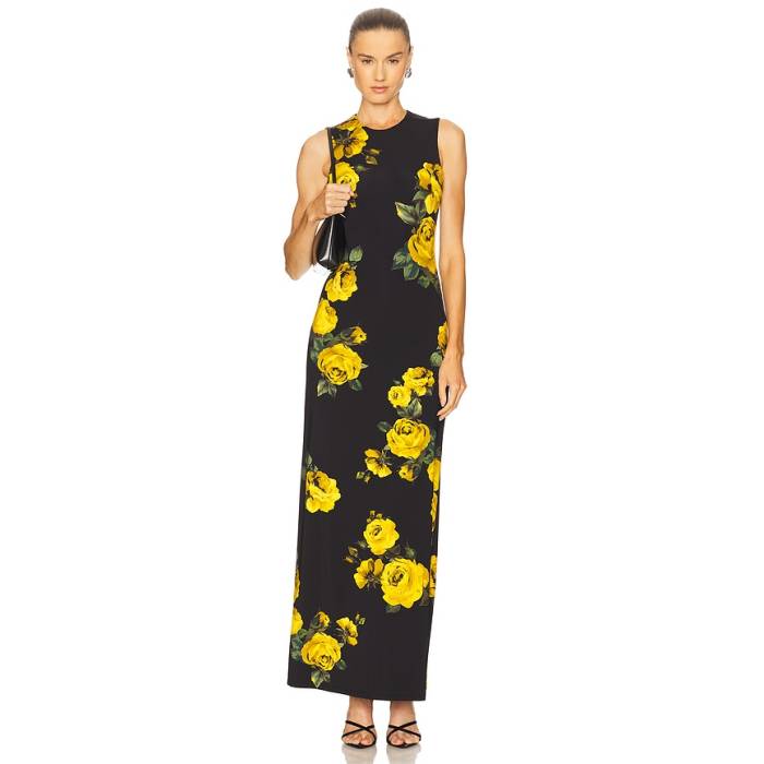 アリスアンドオリビア Alice + Olivia 【 Delora Maxi Dress Women Rosehips 】 お召しもの レディース