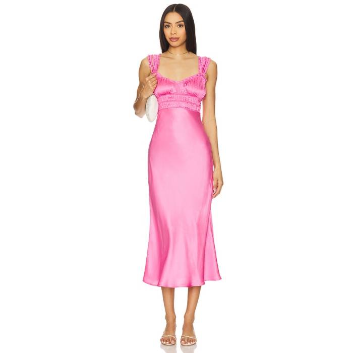 Astr The Label 【 Enola Dress Women Pink 】 お召しもの レディース pink さくら色 ドレス-レディースファッション