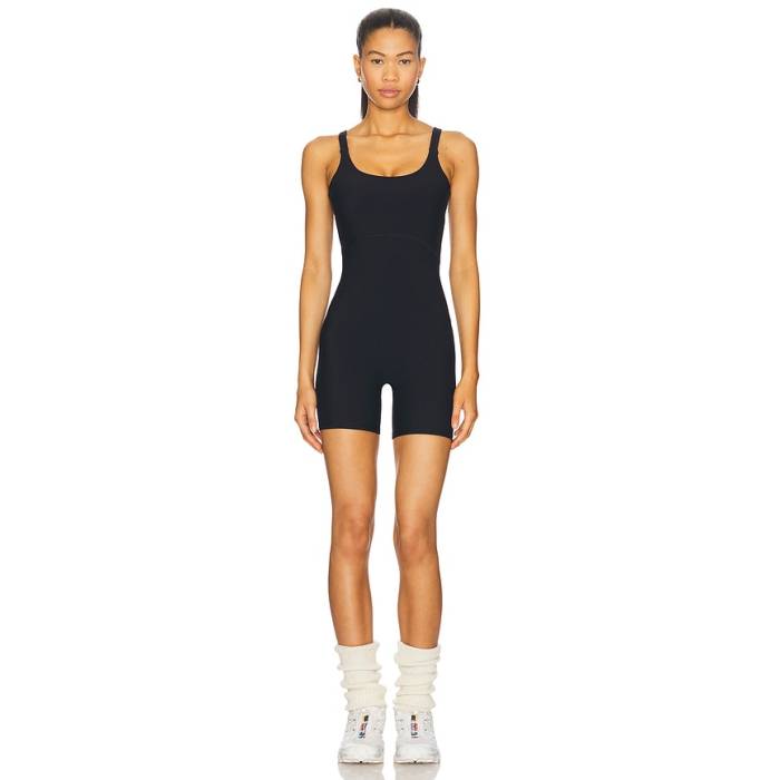 渡り間クス Spanx 【 Smoothu2122 Onform Cami Bodysuit 6\" Women Very Black 】 上半身背広 レディース 黒いこと 黒いこと"