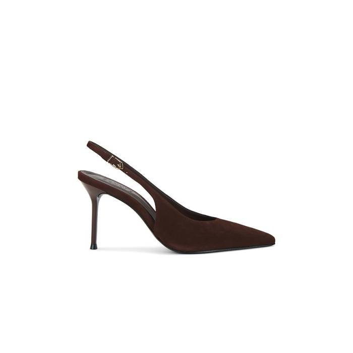シュッツ Schutz 【 Alicia Sling Pump Women Root Brown 】 揚水機 レディース 赤銅色 赤銅色