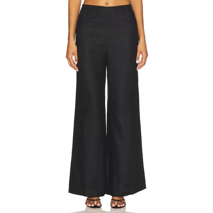 フェイスフルザブランド Faithfull The Brand 【 Syna Pant Women Black 】 ズボン下 レディース 黒いこと 黒いこと