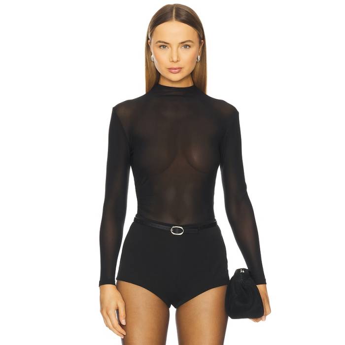 Nookie 【 Saint Bodysuit Women Black 】 上半身背広 レディース 黒いこと 黒いこと