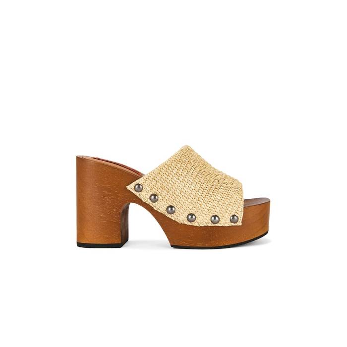 Simonmiller 【 Sol Wood Sandal Women Natural 】 レディース 自然的