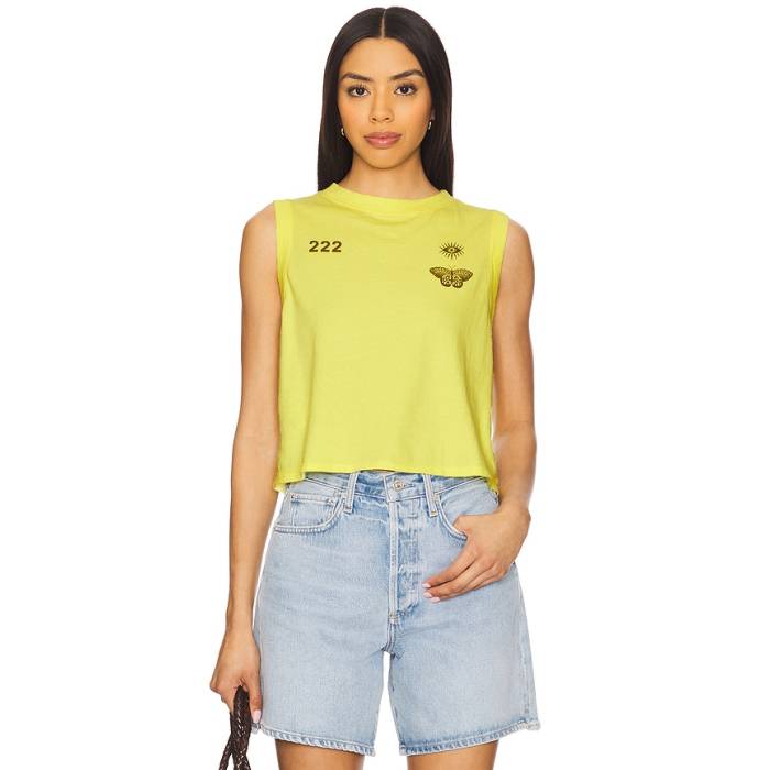 スピリチュアルギャングスター Spiritual Gangster 【 222 Nature Crawford Crop Tank Top Women Firefly 】 Crop クロップ タンクトップ レディース｜スニケス