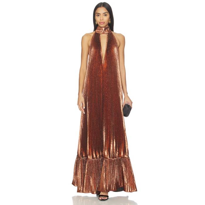 L\u0027idee 【 Libertie Gown Women Bronze Glitter 】 レディース 銅・ブロンズ
