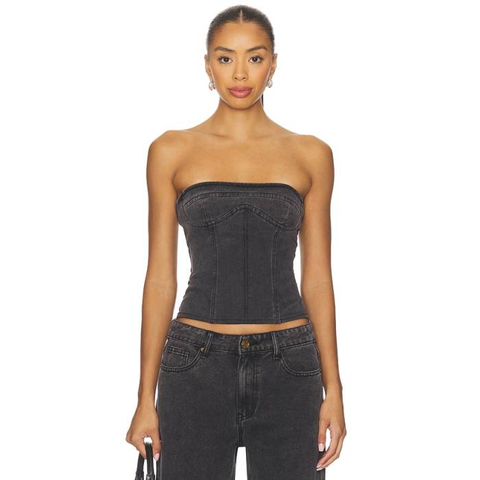 ライオネス Lioness 【 Sweetness Strapless Top Women Washed Onyx 】 レディース