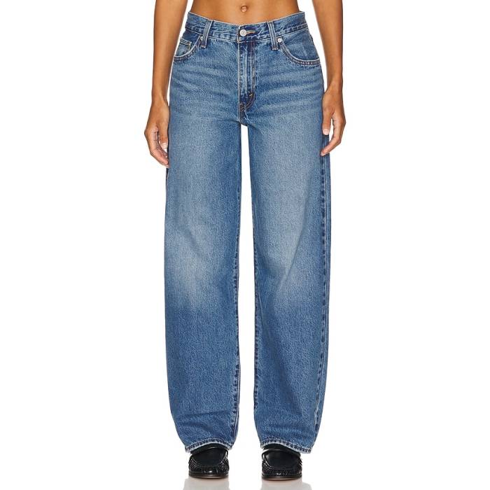 リーヴァイズジーンズ Levi\u0027s 【 Baggy Dad Straight Jeans Women Metaphor Mix 】 デニム レディース