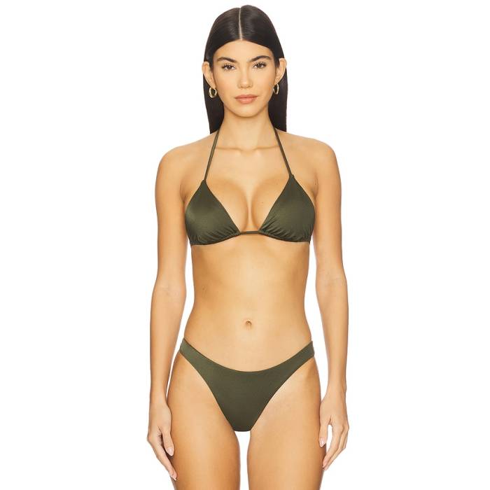 ビタミンエー Vitamin A 【 Gia Triangle Bikini Top Women Olive 】 レディース olive オリーブ|スニケス