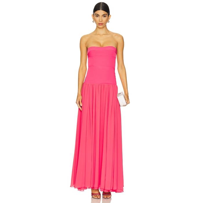 Lovers And Friends 【 Margot Gown Women Pink 】 レディース pink サクラ色