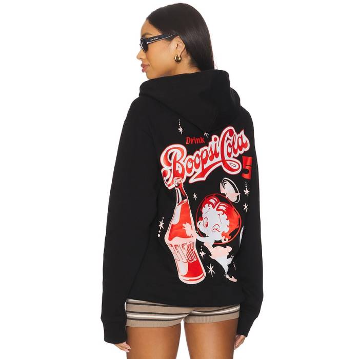 Philcos 【 Betty Boop Soda Hoodie Men Black 】 フーディー パーカー メンズ 黒いこと 黒いこと