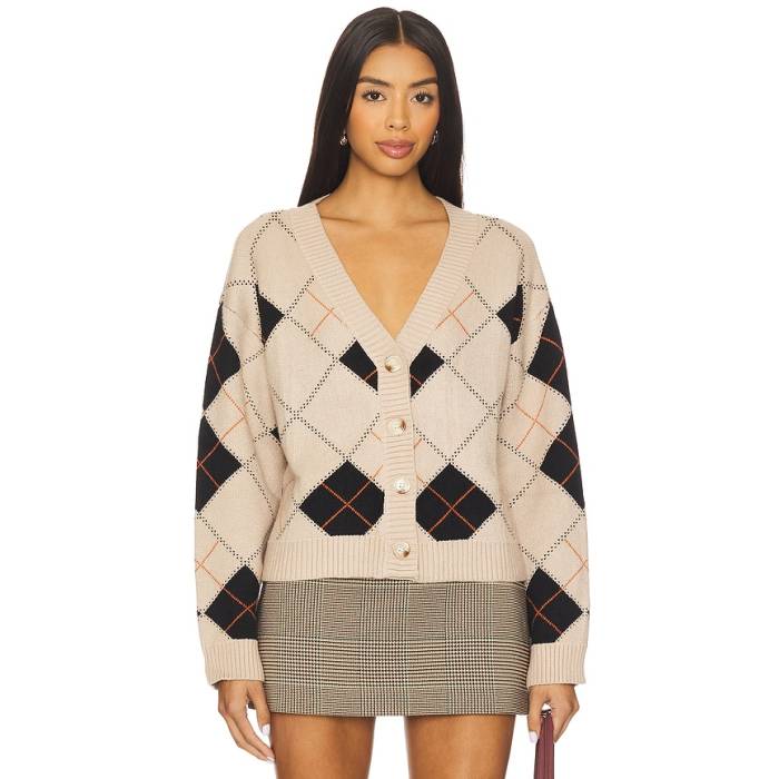 All The Ways 【 Sara Argyle Cardigan Women Nude Multi 】 カーディガン レディース｜スニケス
