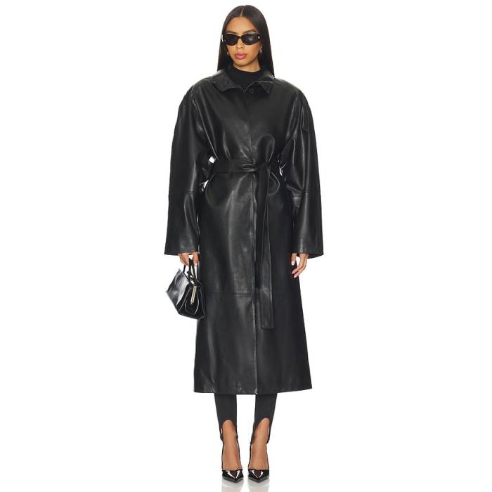 Lamarque 【 Alexandra Coat Women Black 】 レディース 黒いこと 黒いこと