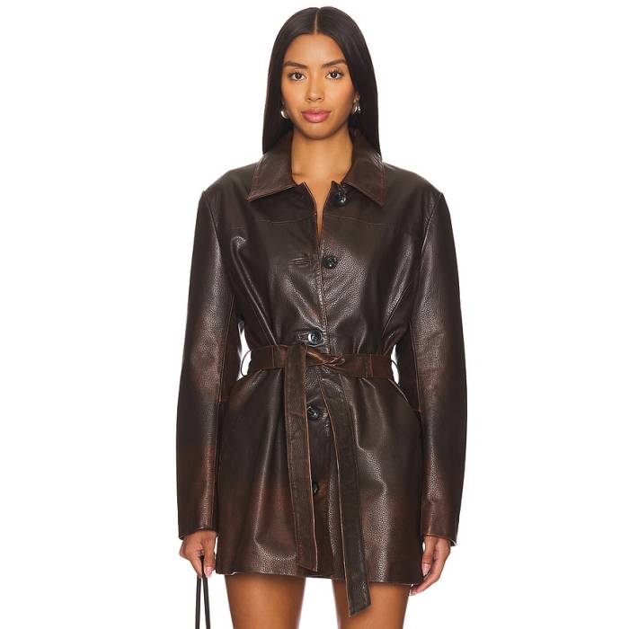 Lamarque 【 Marlowe Coat Women Rub Off Brow 】 レディース