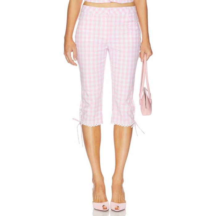 Loveshackfancy 【 Elarose Pant Women Cheerful Pink 】 パンツ レディース pink ピンク｜スニケス