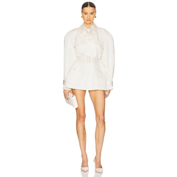 Helsa 【 The Twill Cargo Jacket Women Cream 】 カーゴ Jacket ジャケット レディース クリーム|スニケス