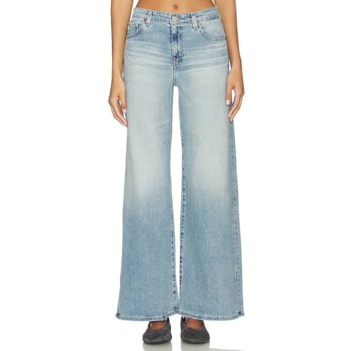 銀 Jeans 【 Saige Wide Jeans Women Western Front 】 デニム レディース ウェスタン