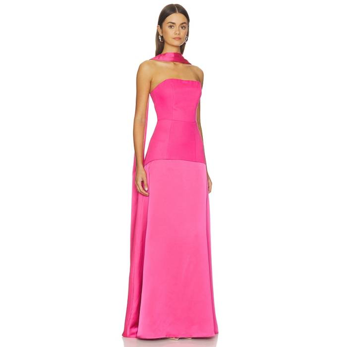 Elliatt 【 Noralyn Strapless Gown Women Hot Pink 】 レディース pink サクラ色