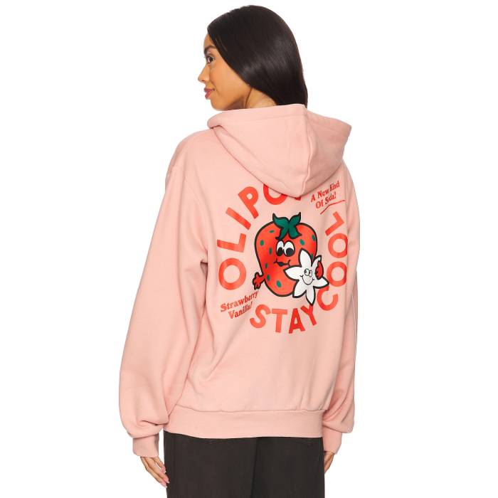 Stay Cool 【 X Olipop Strawberry Vanilla Hoodie Unisex Peach 】 フーディー パーカー ユニセックス|スニケス
