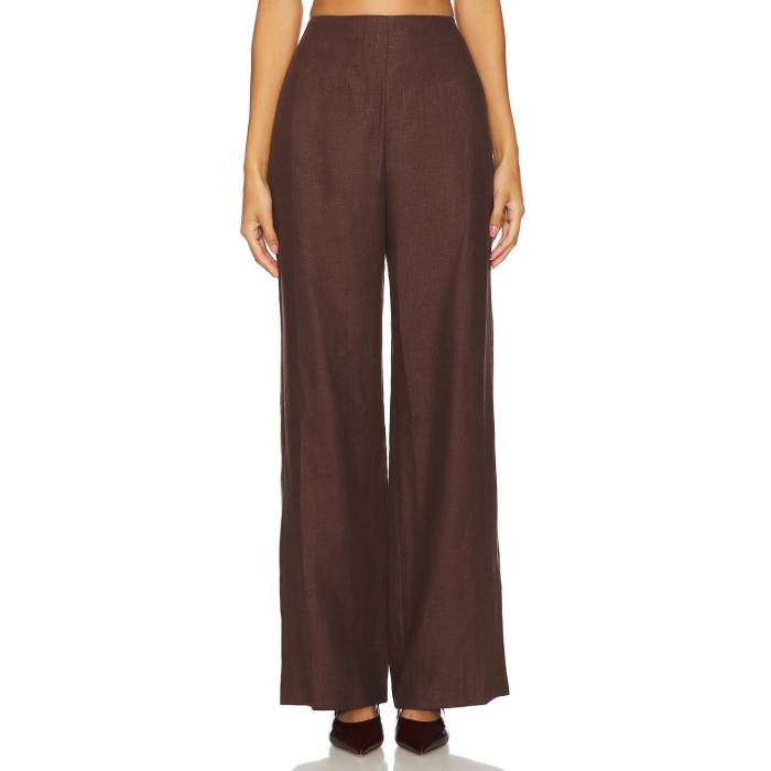 フェイスフルザブランド Faithfull The Brand 【 X Revolve Ilride Pant Women Bistre 】 ズボン下 レディース
