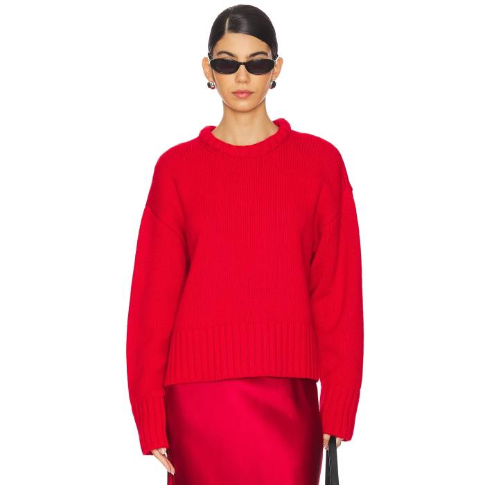 Eaves 【 Liam Sweater Women Tomato 】 トレーナー レディースファッション トップス ニット セーター セーター レディース