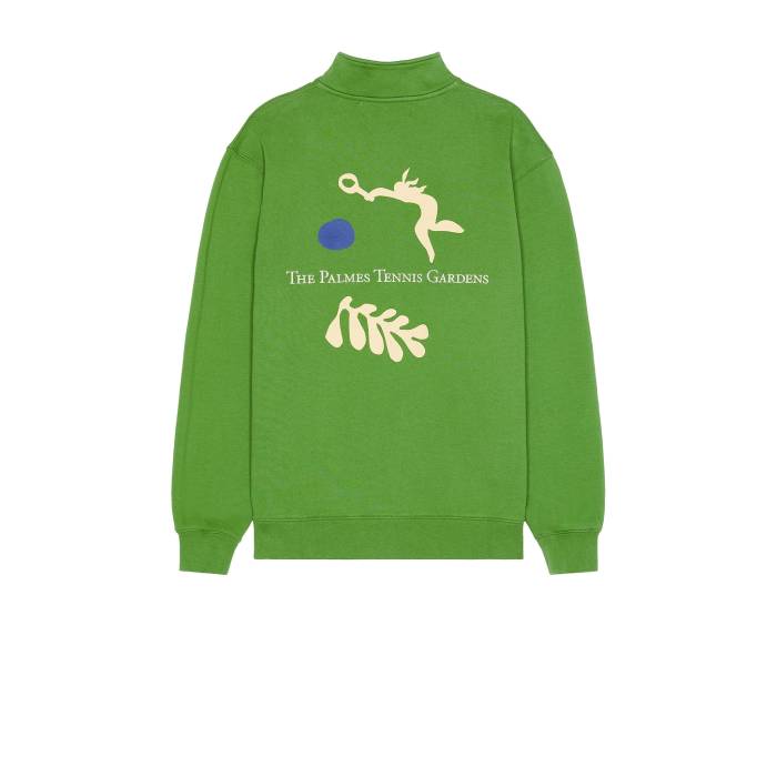 Palmes 【 Zip Sweatshirt Men Light Green 】 汗水 調教師 メンズ green 緑・緑であること