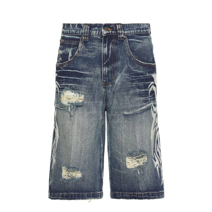 ジェイディッドロンドン Jaded London 【 Blade Colossus Jorts Men Vintage Blue 】 メンズ vintage ビンテージ・ヴィンテージ 青色 ブルー|スニケス