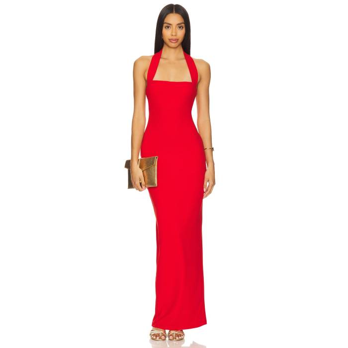 Nookie 【 Boulevard Maxi Dress Women Cherry 】 御召しもの レディース