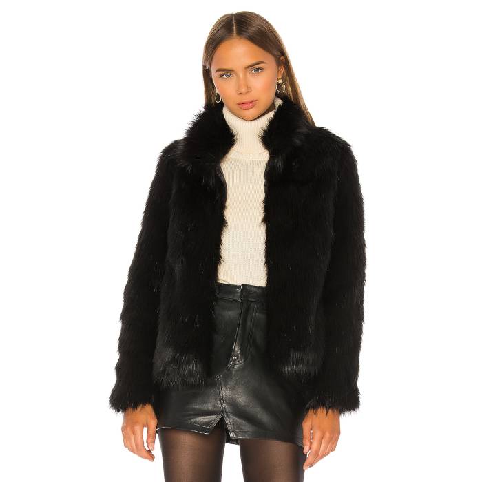Unreal Fur 【 Unreal Faux Fur Delish Jacket Women Black 】 Jacket 上衣 レディース 黒いこと 黒いこと