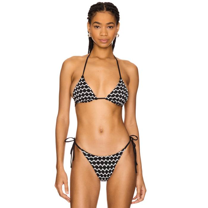 Peixoto 【 Benji Bikini Top Women Domino Day 】 レディースファッション 水着 レディース