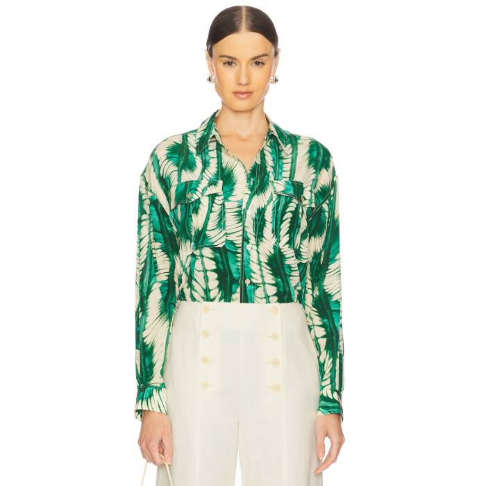 ウラ・ジョンソン Ulla Johnson 【 Soren Shirt Women Acacia 】 レディース