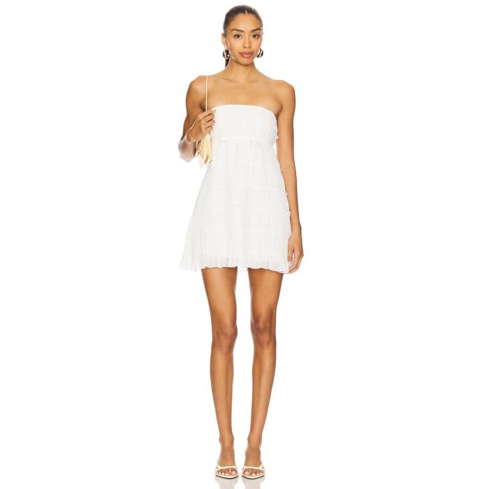 More To Come 【 Jess Mini Dress Women White 】 ドレス レディースファッション ドレス レディース 白色 ホワイト 23,014円