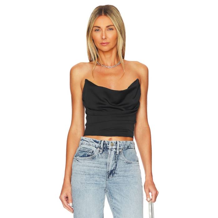 Lovers And Friends 【 Adler Top Women Black 】 レディースファッション トップス その他 レディース 黒色 ブラック