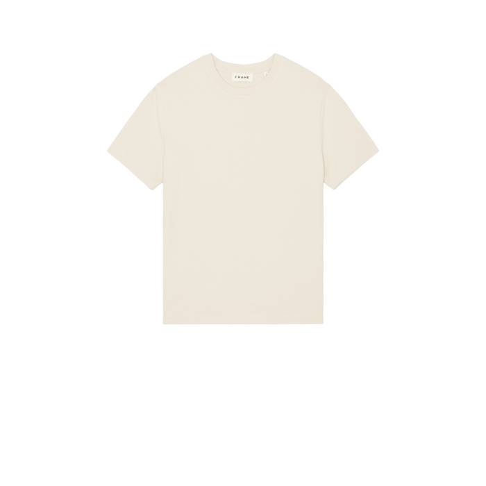 フレーム Frame 【 Logo Tee Men Stone Beige 】 ロゴ Tシャツ メンズファッション トップス Tシャツ カットソー メンズ ベージュ 23,014円