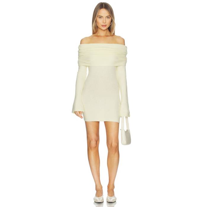 Seroya 【 Selene Mini Dress Women Shortbread 】 お召しもの レディース