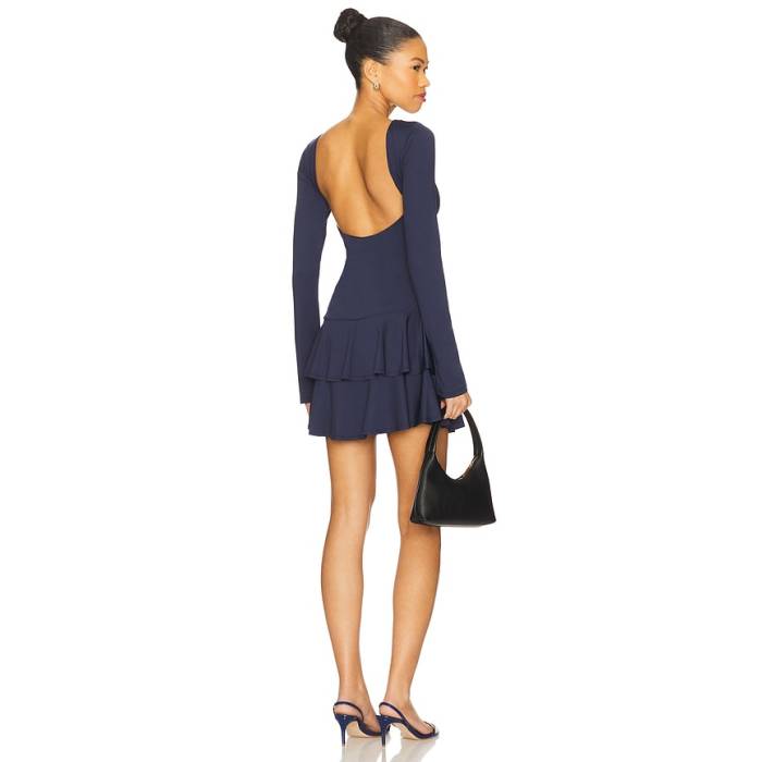 Nia 【 Sienna Dress Women Midnight 】 御召しもの レディース