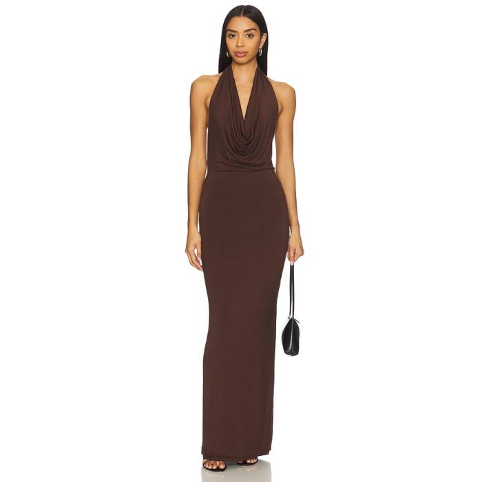 Nia 【 Xe Dress Women Chocolate 】 御召しもの レディース